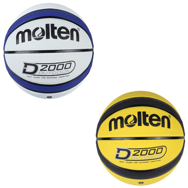 Molten 7號 12片貼深溝橡膠籃球 B7D2005-WB B7D2005-YK [陽光樂活=]