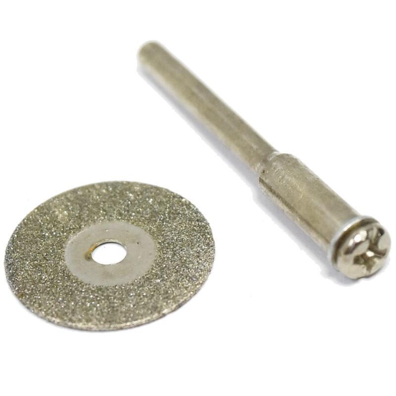 【1446B】鑽石切片含3mm夾柄18mm 全鑽切斷片 切割片 鑽石磨片 鑽石磨棒 磨牙輪片
