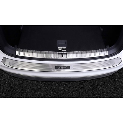 【車王汽車精品百貨】福斯 VW TIGUAN R標 R-LINE 後內護板 防刮板 後內踏板 內置後護板