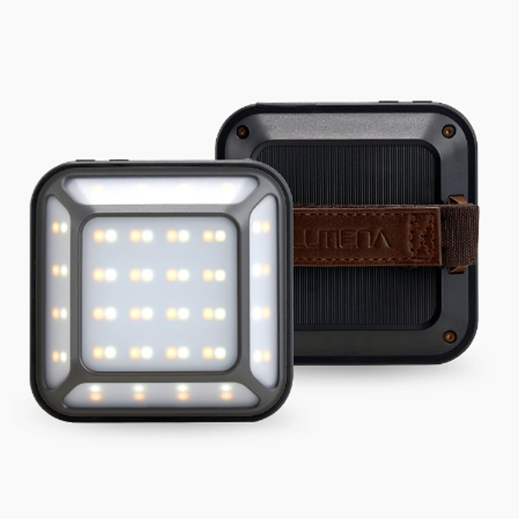 n 9 lumena mini 五面廣角行動電源 led 燈 露營燈 摩登黑