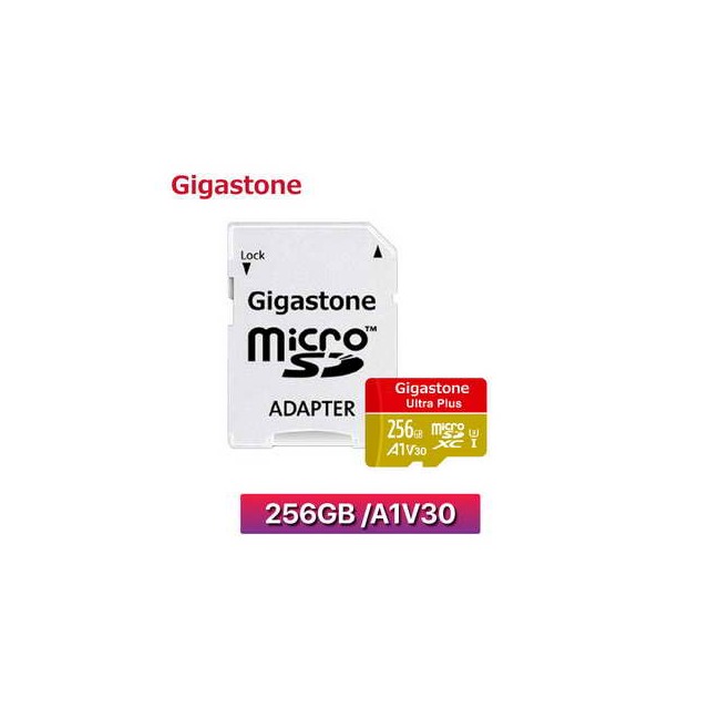 GIGASTONE MicroSDXC UHS-I U1 A1 (V30) 256GB 記憶卡(附轉卡) ( V30 256GB )