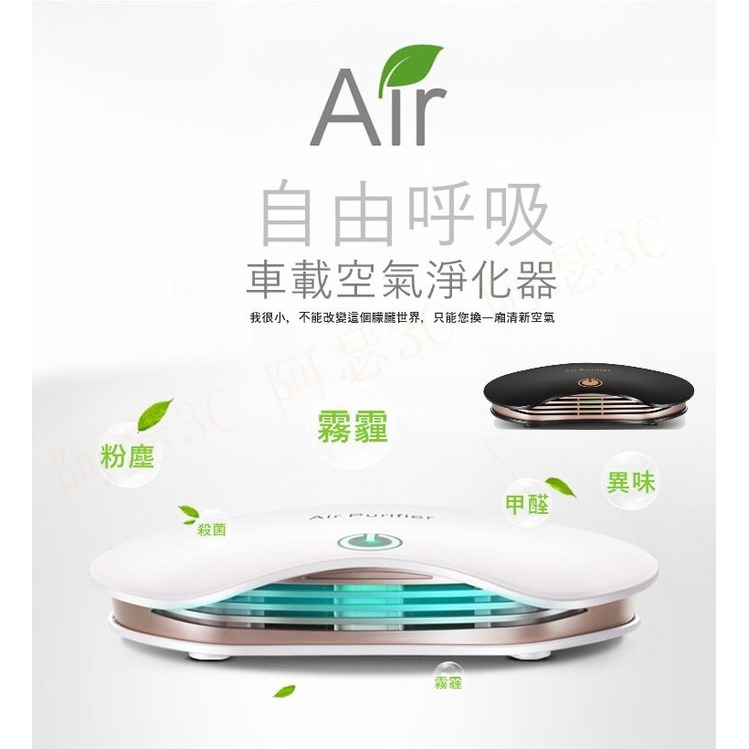 【奇異世界】台灣現貨供應 Air空氣清淨機 4000萬負離子 車載空氣淨化機 除 PM2.5 負離子 USB接頭