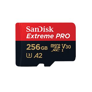 SanDisk Extreme Pro microSDXC 256GB, V30, U3, C10, A2, UHS-I, 200MB/s R, 140MB/s 記憶卡