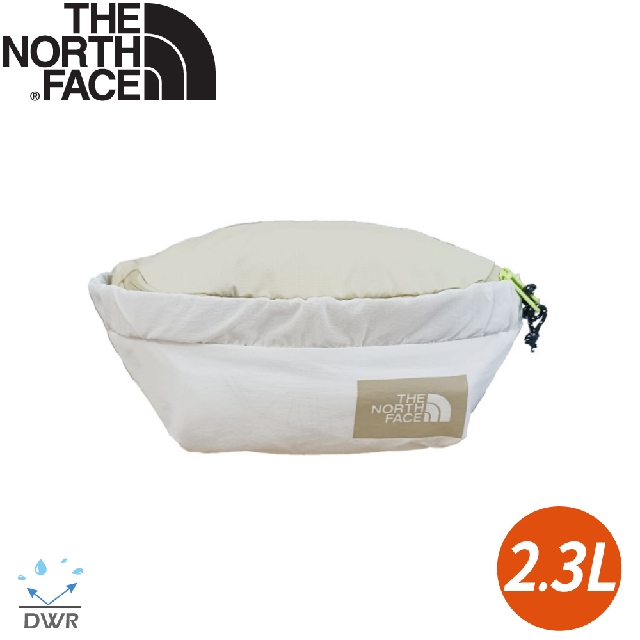 【The North Face 2.3L 戶外休閒輕巧便捷腰包《淺綠/白》】52TN/休閒腰包/小包/斜背包/側背包