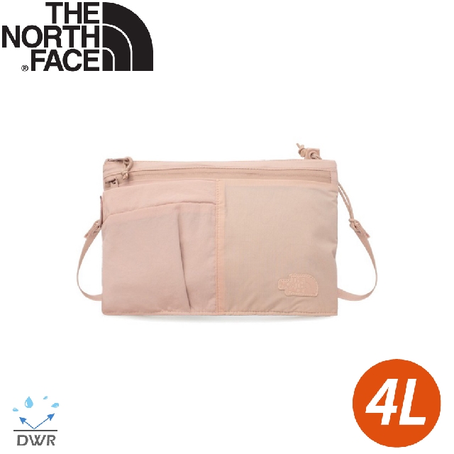 【The North Face 4L 防潑水多隔層復古休閒單肩包《粉紅》】52TO/單肩背提包/側背包/斜背包
