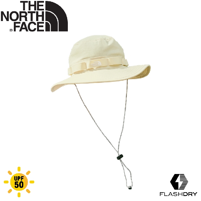 【The North Face 吸濕排汗抗UV盤帽《淺卡其》】5FXF/漁夫帽/防曬帽/遮陽帽/休閒帽/圓盤帽/登山露營