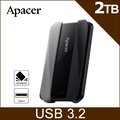 Apacer宇瞻 AC533 2TB 2.5吋行動硬碟-黑