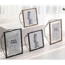 ZAKKA北歐時尚生活簡約人像照片框 金屬鐵製相框 相片框 輕奢華公主風菱形方形相框 6吋4.5吋4*6玻璃相框小方形款