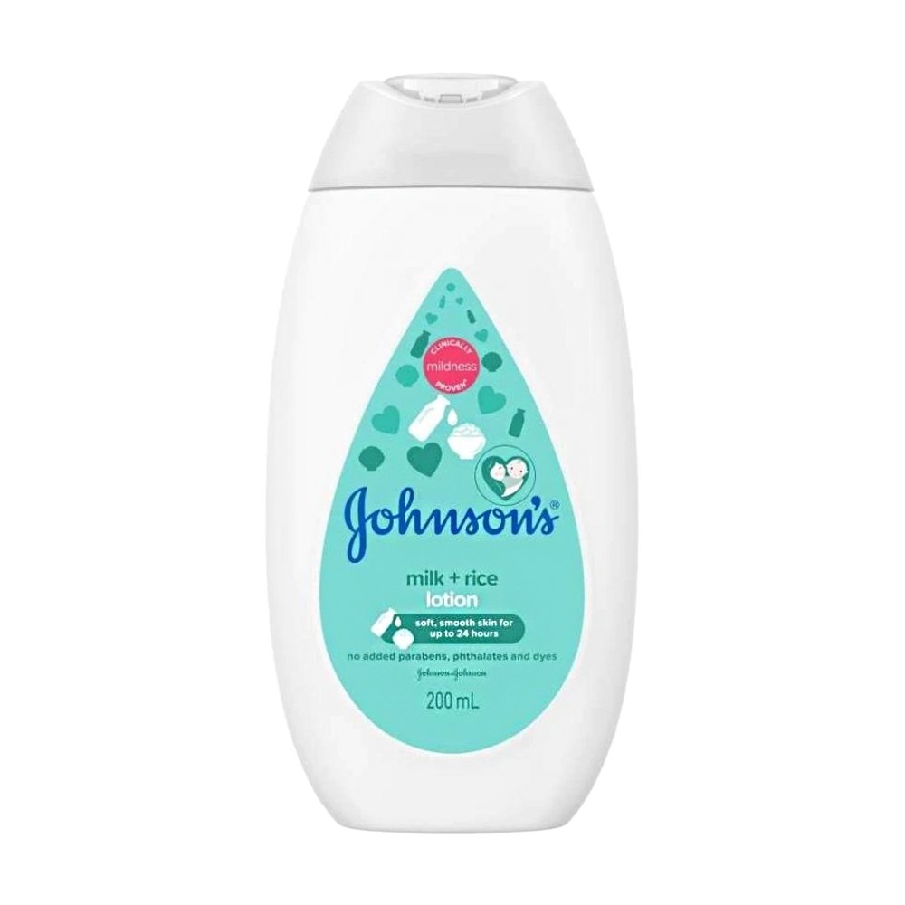 【Johnsons 嬌生】嬰兒潤膚乳液-牛奶純米(200ml)【SDD水噹噹洋貨批發】