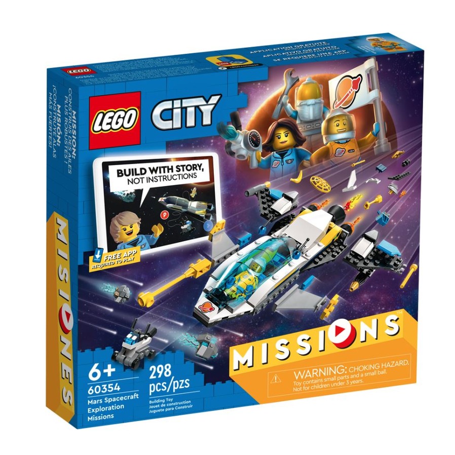 LEGO 60354 City 火星太空船探測任務 外盒28*26*5.5cm 298pcs