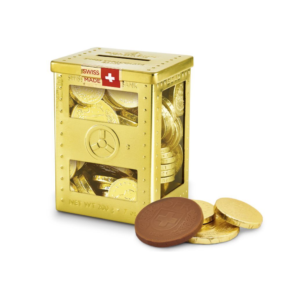 瑞士金磚金幣巧克力200G