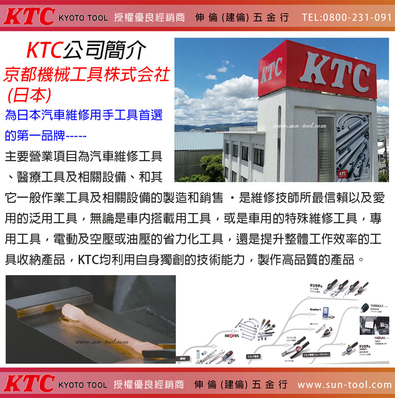 sun-tool 日本KTC 最新035- SK3561WZ 職人手工具套裝組3/8 56件式3分