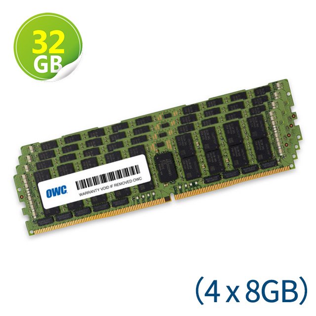 32GB (8GB x4) RDIMM Memory PC4-23400 DDR4 ECC-REG 2933MHz 適用 Mac Pro 2019~2020 型號