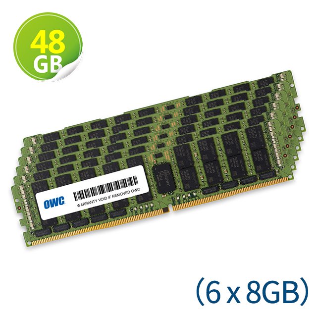 48GB (8GB x6) RDIMM Memory PC4-23400 DDR4 ECC-REG 2933MHz 適用 Mac Pro 2019~2020 型號