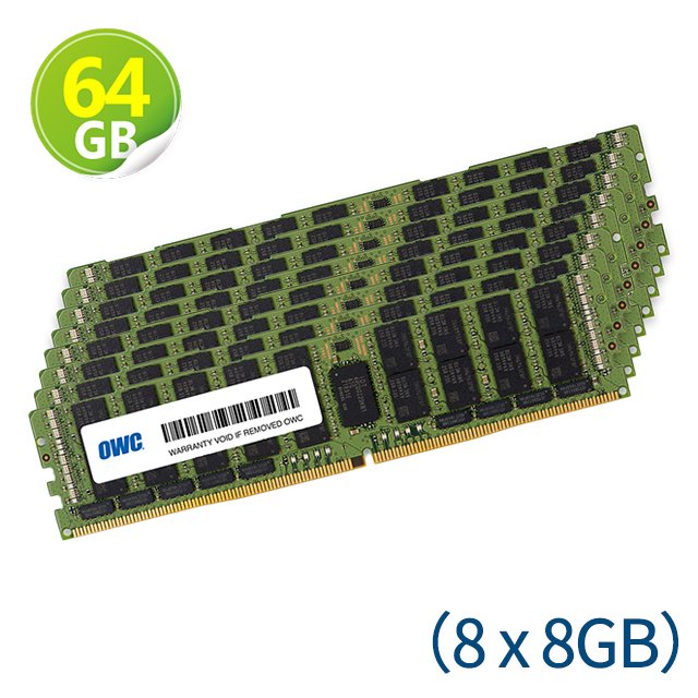64GB (8GB x8) RDIMM Memory PC4-23400 DDR4 ECC-REG 2933MHz 適用 Mac Pro 2019~2020 型號