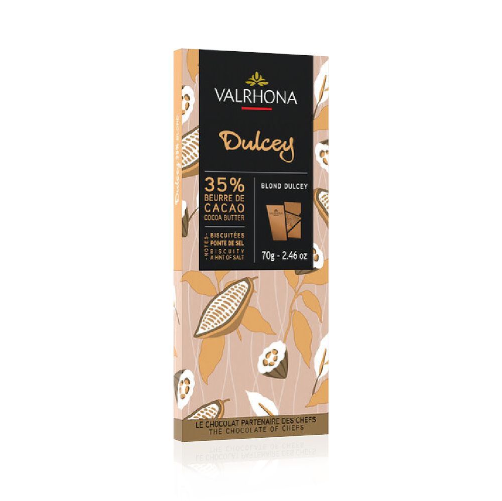 VALRHONA法芙娜杜絲35%金黃巧克力70g