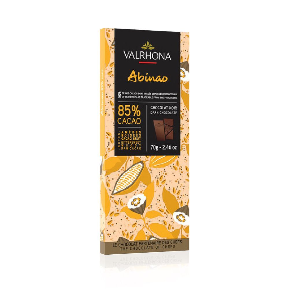 VALRHONA法芙娜阿庇諾85%黑巧克力70g