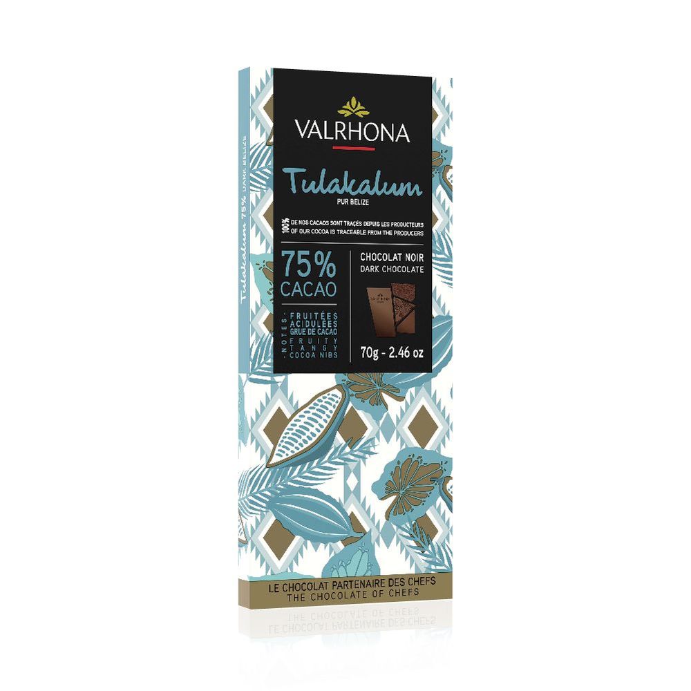 VALRHONA法芙娜圖拉卡魯75%黑巧克力70g