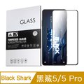 IN7 Black Shark 黑鯊 5/5 Pro (6.67吋) 高清 高透光2.5D滿版9H鋼化玻璃保護貼-黑色