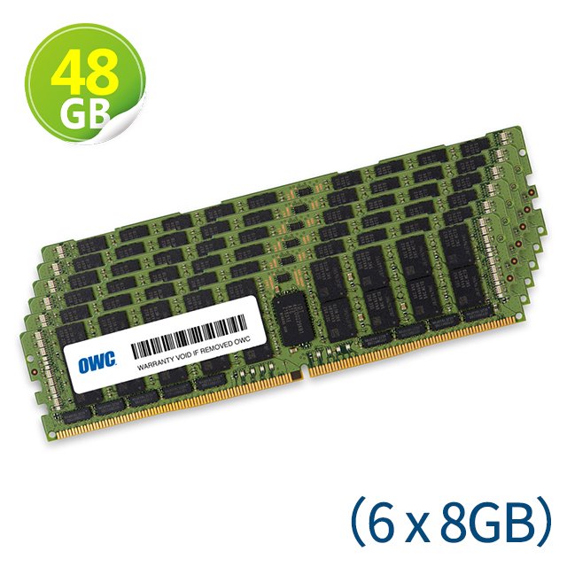 48GB (8GB x6) RDIMM Memory PC-21300 DDR4 ECC-REG 2666MHz 適用於 Mac Pro 2019 &amp; 2020