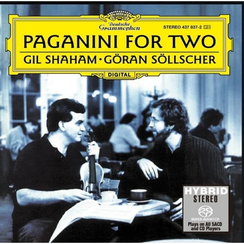 帕格尼尼: 小提琴與吉他二重奏 夏漢/索爾徹Paganini For Two / Shaham/ Sollscher (SACD) (日本壓碟)
