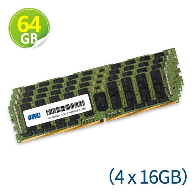 64GB (16GB x4) RDIMM Memory PC-21300 DDR4 ECC-REG 2666MHz 適用於 Mac Pro 2019 &amp; 2020
