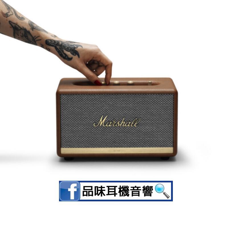 【品味耳機音響】【現貨】Marshall Acton II 藍牙喇叭 復古棕 台灣總代理公司貨