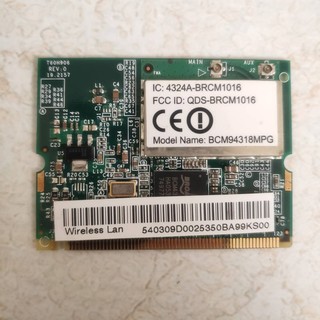 【CCA】筆電用 Broadcom BCM94318MPG Mini PCI-E 無線網卡 (二手良品)