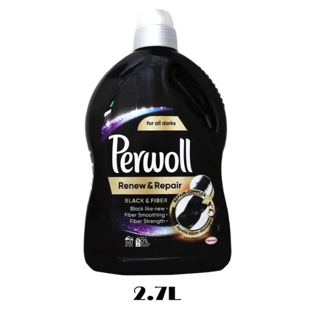 【易油網】PERWOLL 洗衣精 深色衣物專用 #28349 2.7L