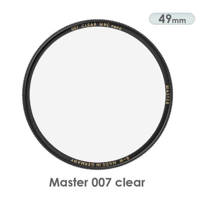 ◎相機專家◎ B+W Master 49mm 007 Clear MRC 純淨濾鏡超薄高硬度奈米 捷新公司
