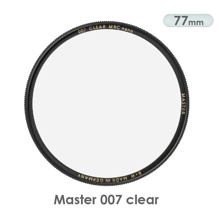 ◎相機專家◎ B+W Master 77mm 007 Clear MRC 純淨濾鏡超薄高硬度奈米 捷新公司