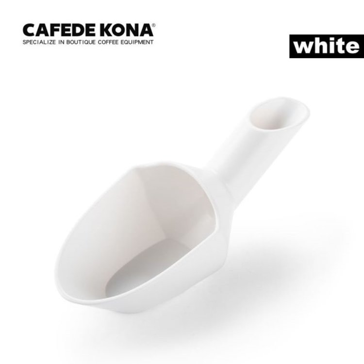CAFEDE KONA 咖啡豆匙-白