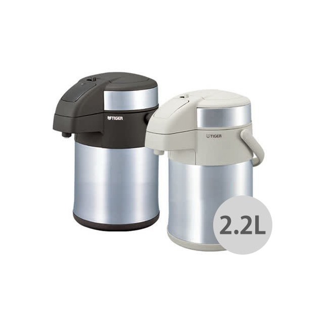 TIGER虎牌 MAA-A222/MAA-A302/MAA-A402氣壓式不鏽鋼保溫熱水瓶2.2L/3.0L/4.0L(2490元)