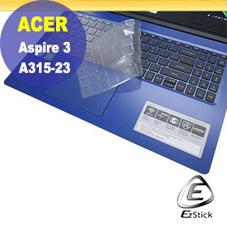 【Ezstick】ACER Aspire 3 A315-23 奈米銀抗菌TPU 鍵盤保護膜 鍵盤膜