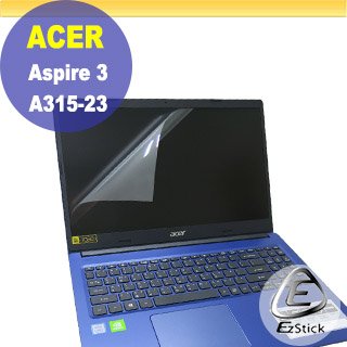 【Ezstick】ACER Aspire 3 A315-23 靜電式筆電LCD液晶螢幕貼 (可選鏡面或霧面)