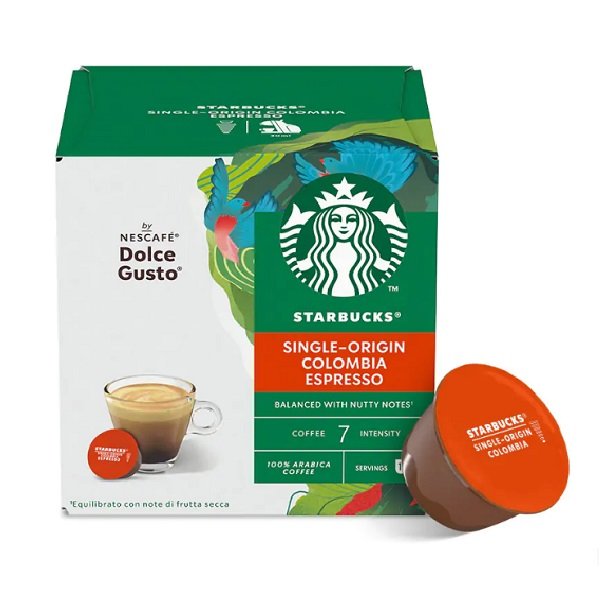 雀巢 星巴克哥倫比亞義式濃縮咖啡膠囊 (3盒/36顆) 12536130 在家也能喝星巴克咖啡！