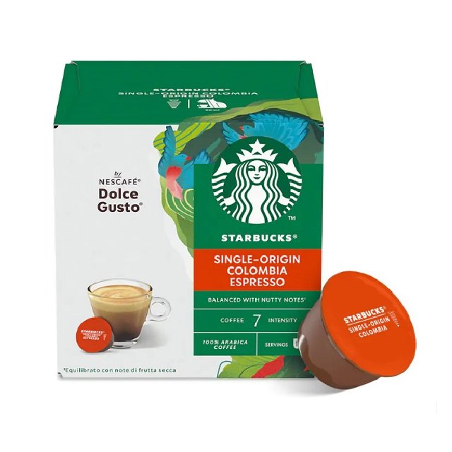 買5盒送1盒(隨機即期品) 雀巢 星巴克哥倫比亞義式濃縮咖啡膠囊 (3盒/36顆) 12536130 在家也能喝星巴克咖啡！