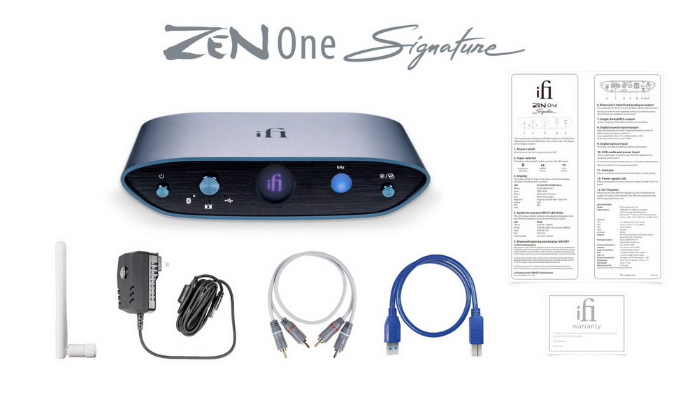 志達電子英國iFi Audio ZEN One Signature 家用音訊系統專用DAC (藍牙