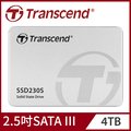 Transcend 創見 SSD230S 4TB 2.5吋SATA III SSD固態硬碟 (TS4TSSD230S)