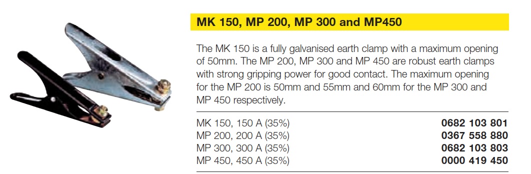 歐洲ESAB】MK150 ESAB 原裝150A 35%焊接接地夾682103801 - PChome 商店街