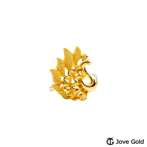 JoveGold漾金飾 鳳凰來儀黃金戒指