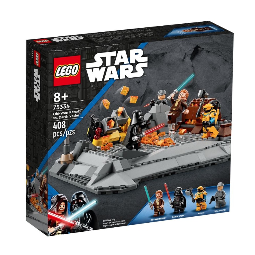 LEGO 樂高 75334 Star Wars 歐比王肯諾比vs達斯維達 408pcs