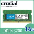 Micron Crucial 美光 DDR4 3200 16G 筆記型記憶體(原生3200)(CT16G4SFRA32A)