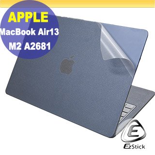 【Ezstick】APPLE MacBook Air 13 M2 A2681 二代透氣機身保護貼 DIY 包膜