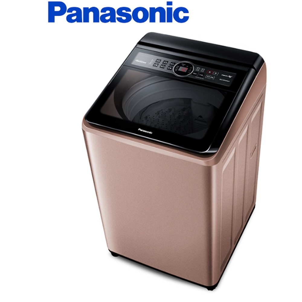 Panasonic 國際牌 15公斤雙科技變頻直立式洗衣機 NA-V150MT (玫瑰金)【寬64*深70.2*高107.5】