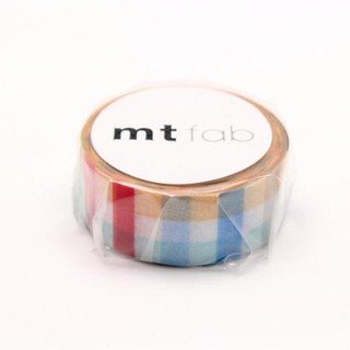 【CHL】mt MTDSPR03 fab系列 藍紅格紋 紙膠帶 和紙膠帶 手帳膠帶 15mm×5m