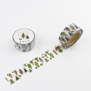 【CHL】表現社 NO.22-636 FOREST 森林 日本金箔和紙膠帶 金箔紙膠帶 裝飾紙膠帶 日本人氣插畫家 西淑