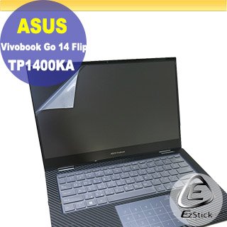 ASUS Vivobook Go 14 Flip TP1400KA 靜電式筆電LCD液晶螢幕貼 (可選鏡面或霧面)