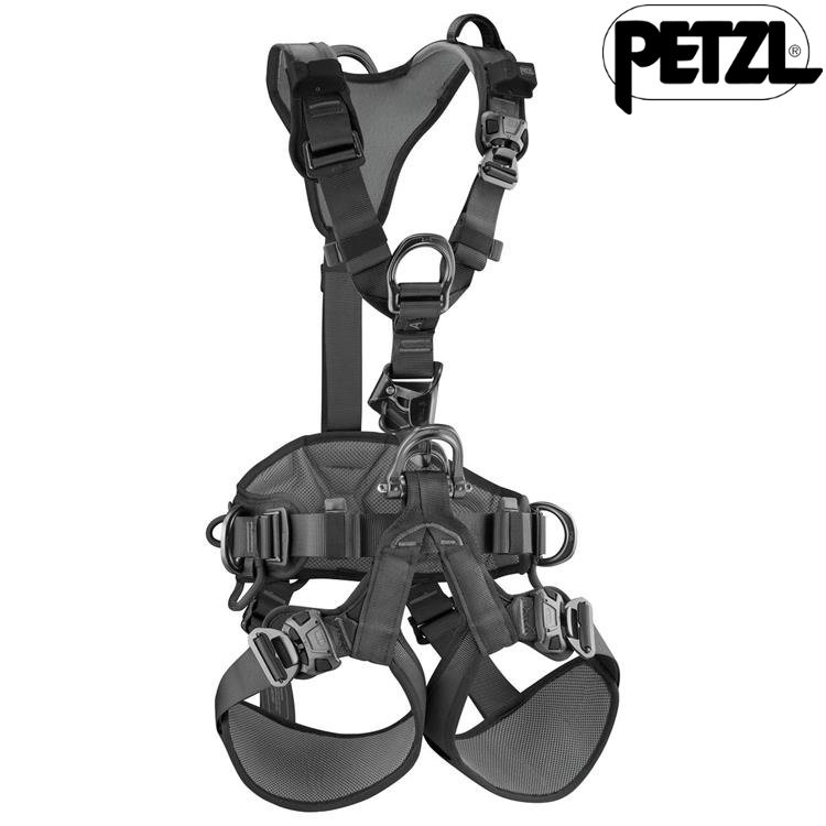 Petzl ASTRO BOD FAST 國際版 安全吊帶 工程用全身型安全座帶 附胸式上升器 C083BA 全黑 Black