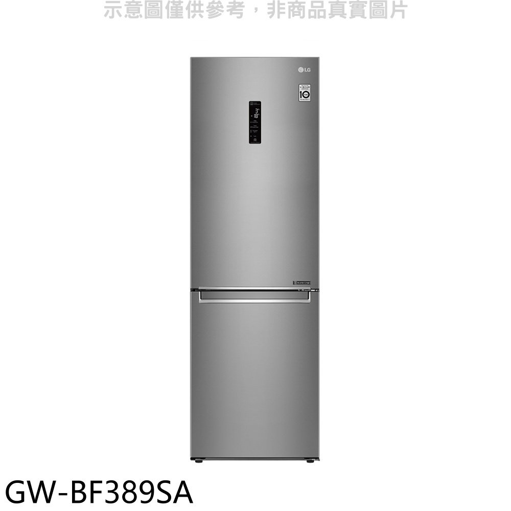 《可議價》LG樂金【GW-BF389SA】343公升雙門冰箱(含標準安裝)